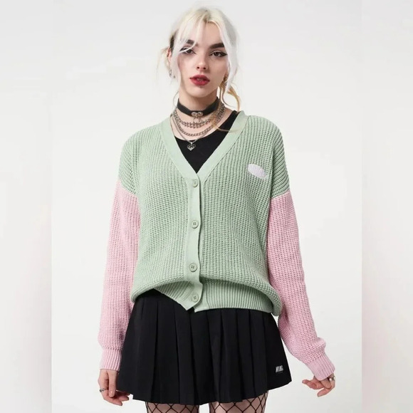 Minga London Dreamy Contrast Knitted Cardigan medium - Picture 12 of 16